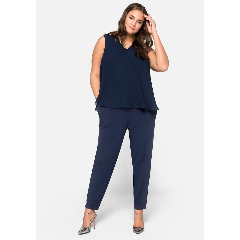 Sheego Jumpsuit »Große Größen« im Lagenlook