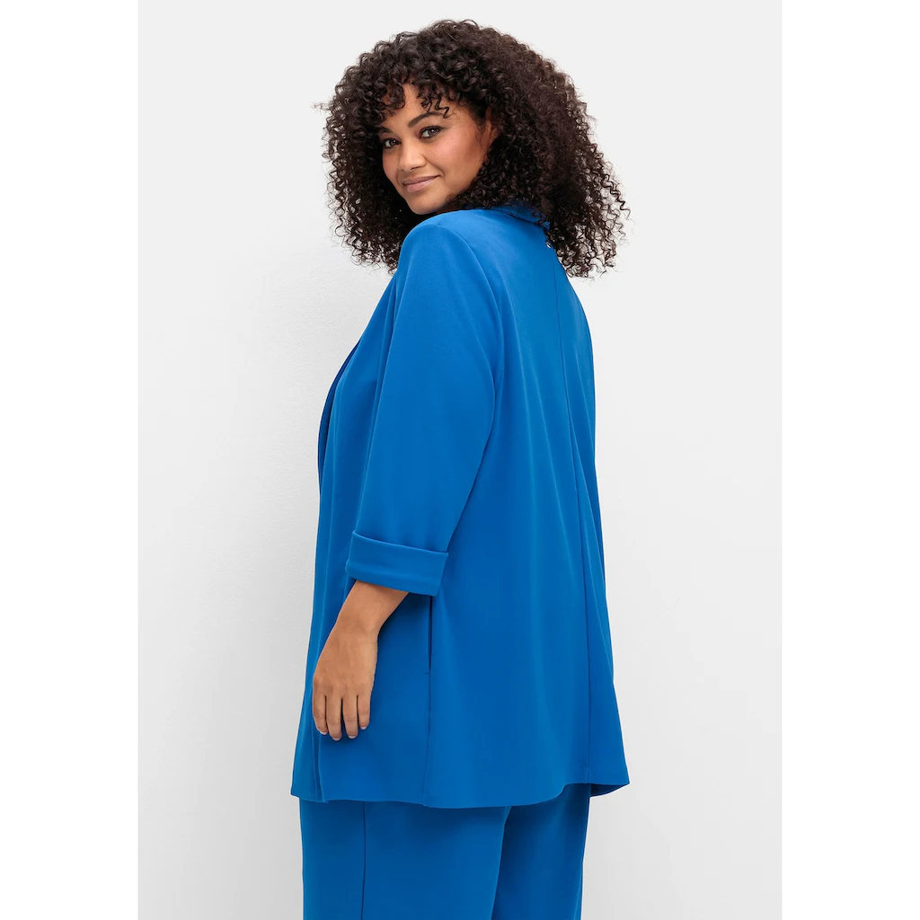 Sheego Longblazer »Große Größen« Mit Schalkragen Und 3/4-Ärmeln
