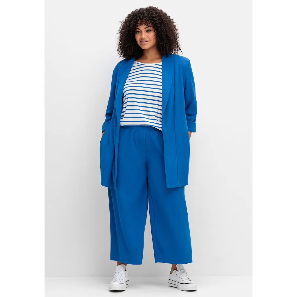 Sheego Longblazer »Große Größen« Mit Schalkragen Und 3/4-Ärmeln