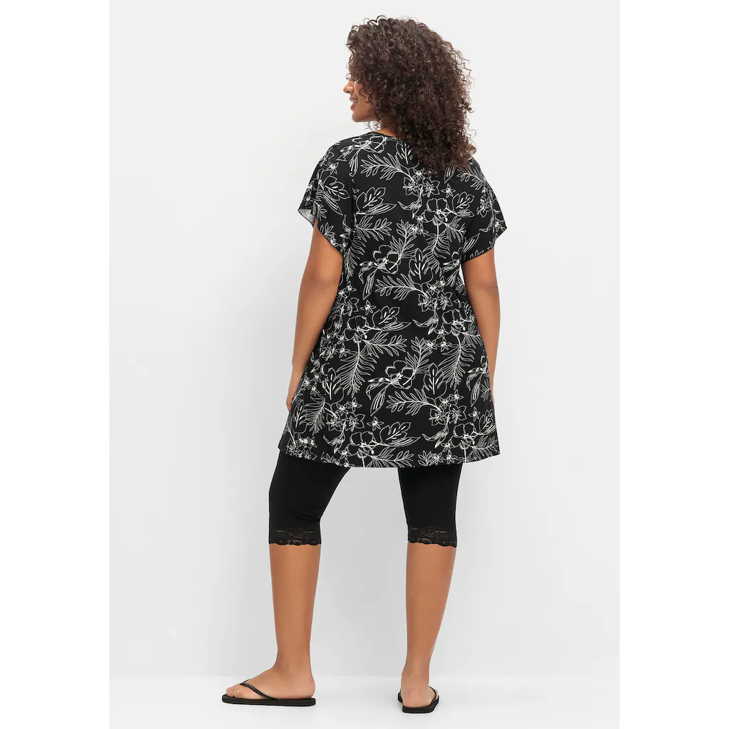 Sheego Longshirt »Große Größen« Mit 3/4-Leggings