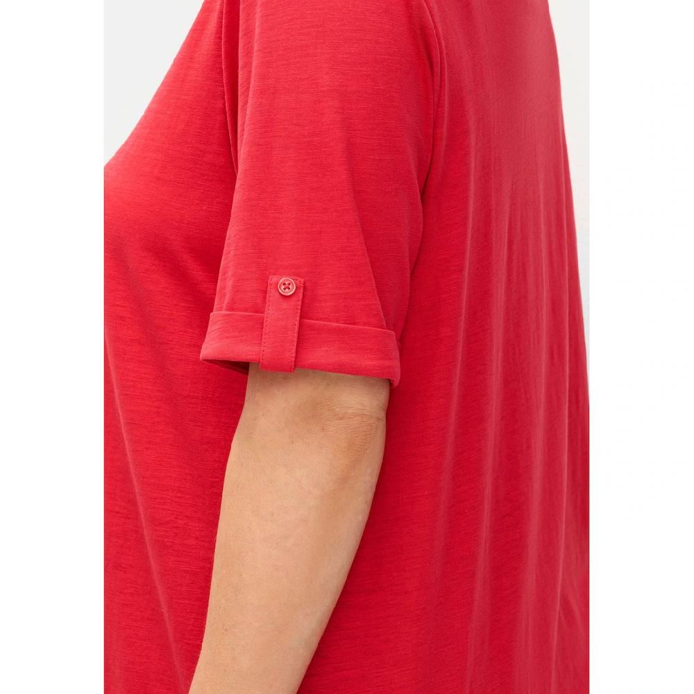 Sheego Longshirt »Große Größen« Mit Geschlitztem Ausschnitt