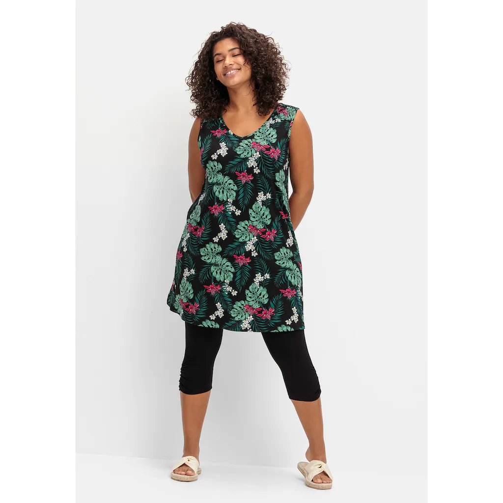 Sheego Longtop »Große Größen« (Set) Im Set Mit 3/4-Leggings