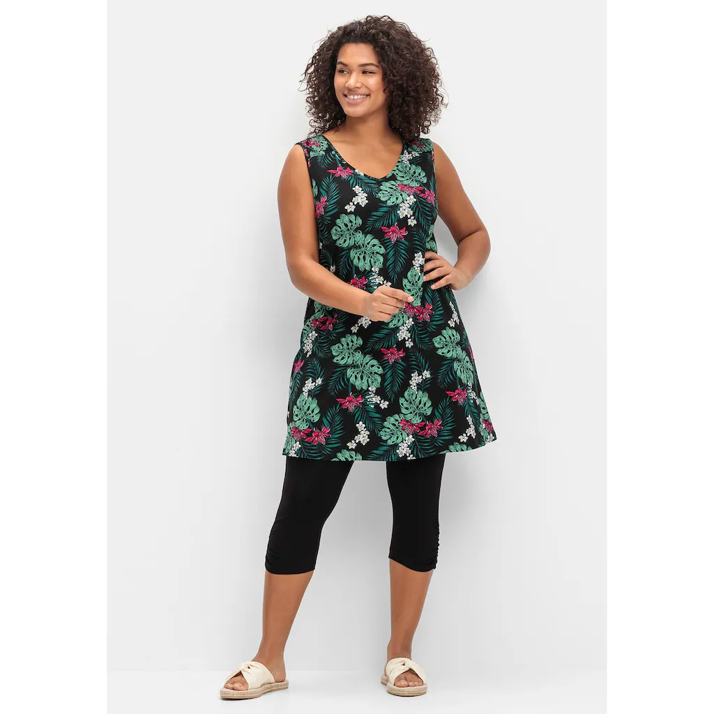 Sheego Longtop »Große Größen« (Set) im Set mit 3/4-Leggings