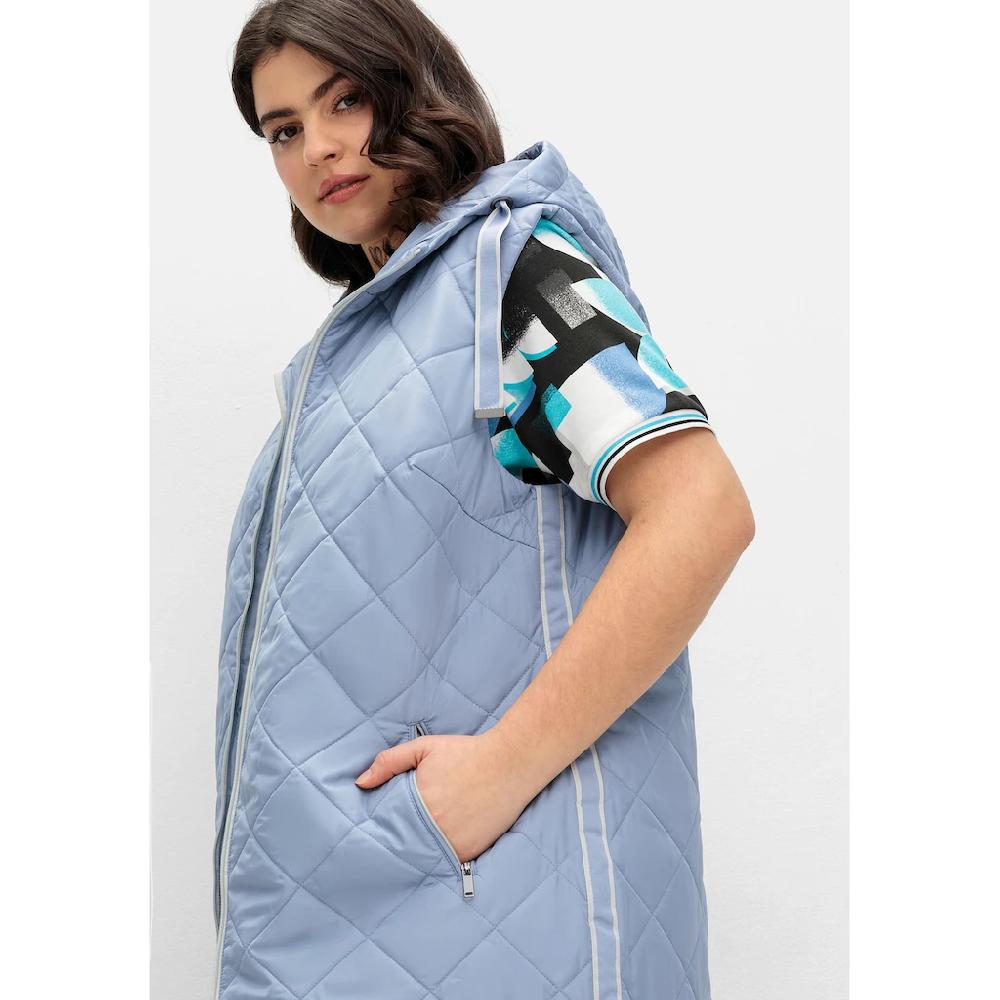 Sheego Longweste »Große Größen« Mit Kapuze Und Kontrastdetails