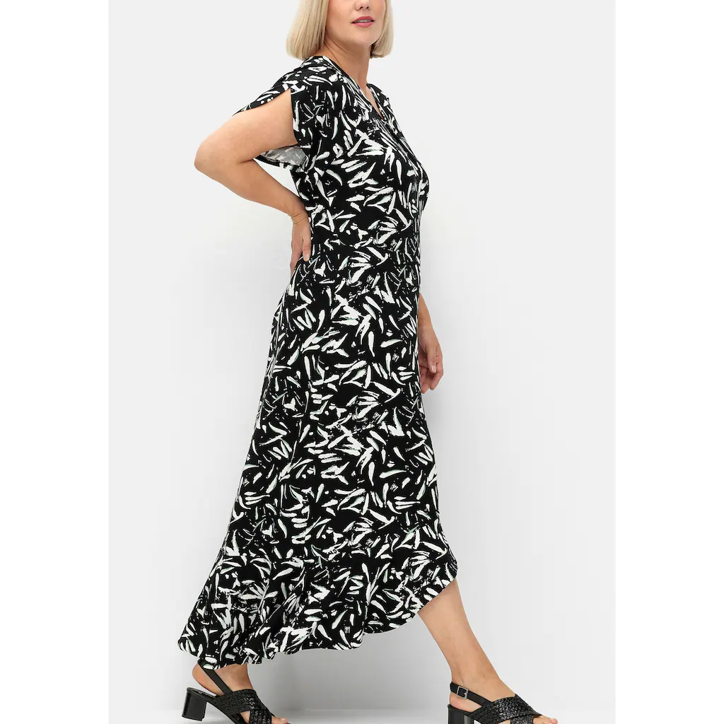 Sheego Maxikleid »Große Größen« In Wickeloptik Mit Hohem Schlitz