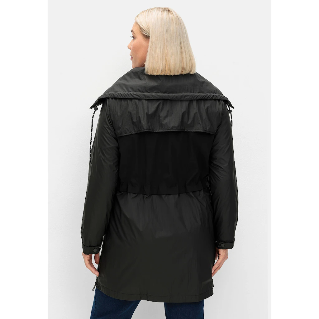 Sheego Outdoorjacke »Große Größen« Ohne Kapuze In Leichter Wasserabweisender Qualität