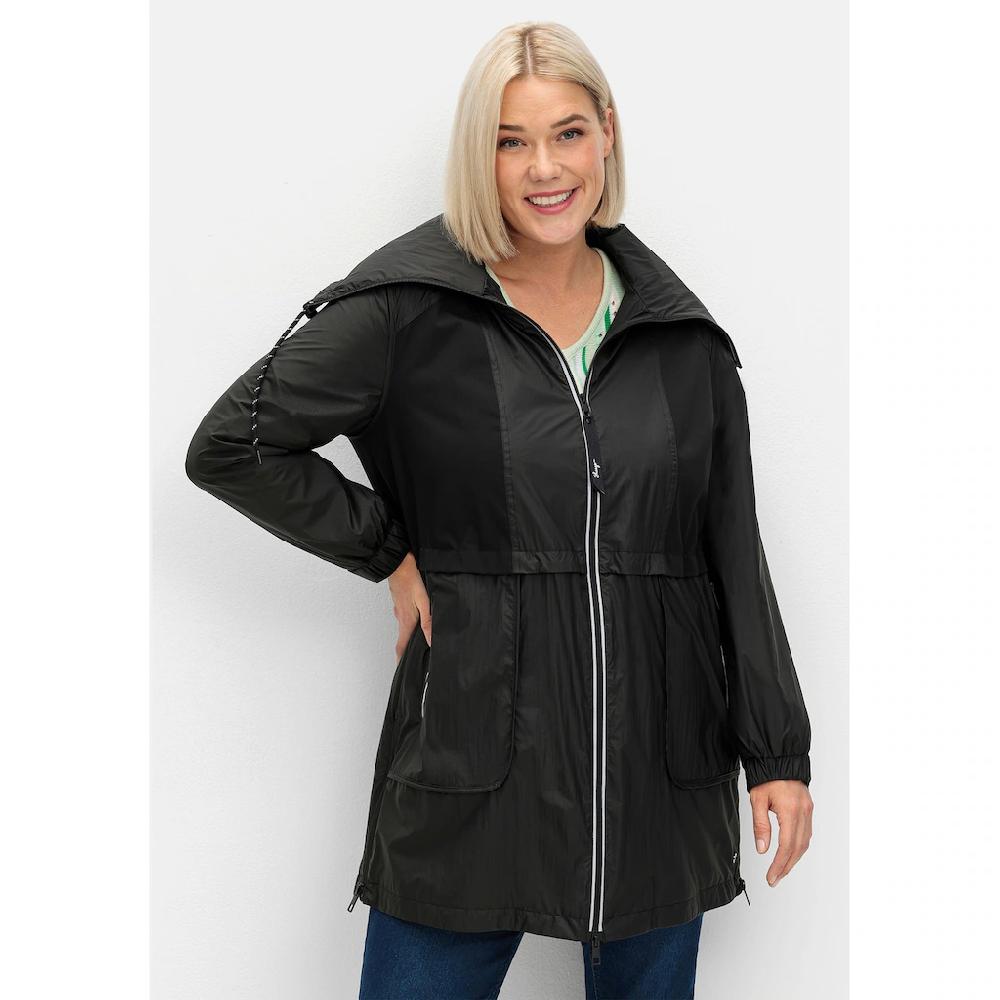 Sheego Outdoorjacke »Große Größen« Ohne Kapuze In Leichter Wasserabweisender Qualität