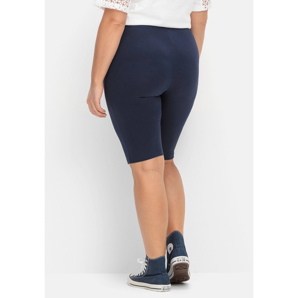 Sheego Radlerhose »Große Größen« Mit Hohem Baumwollanteil