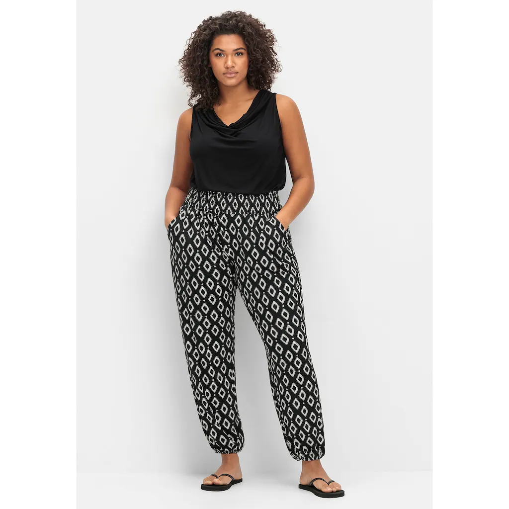 Sheego Schlupfhose »Große Größen« mit seitlichen Eingriffstaschen