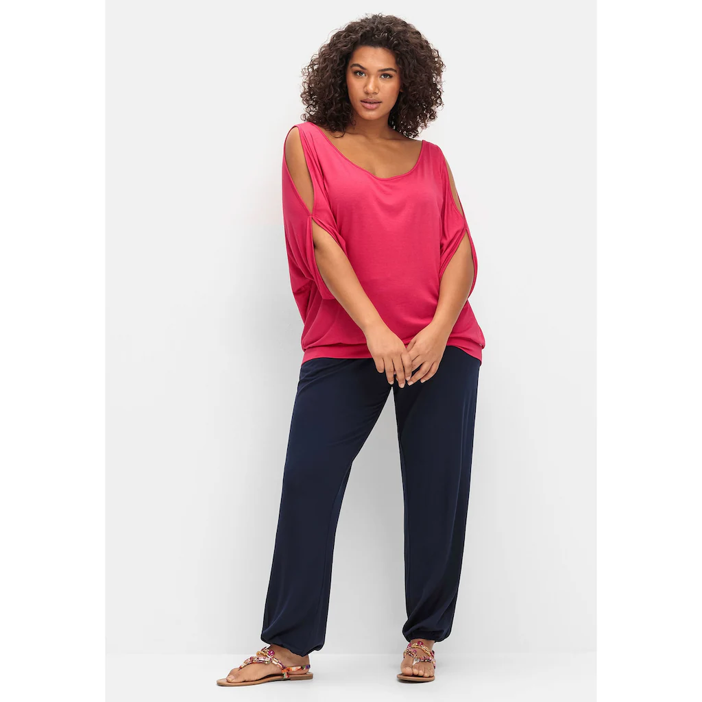 Sheego Schlupfhose »Große Größen« Mit Smokbund Und Gummibündchen