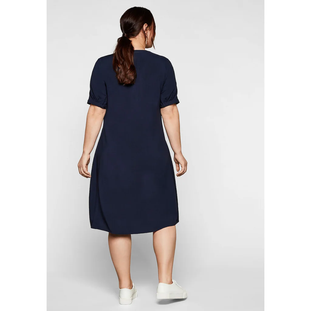 Sheego Sommerkleid »Große Größen« Aus Leichter Viskose In A-Linie