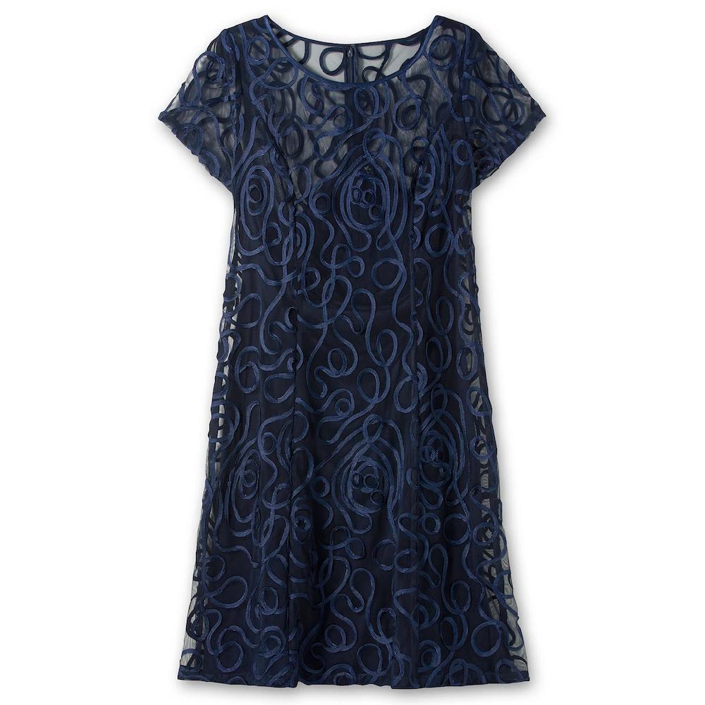 Sheego Spitzenkleid »Große Größen« In Leicht Ausgestellter Passform