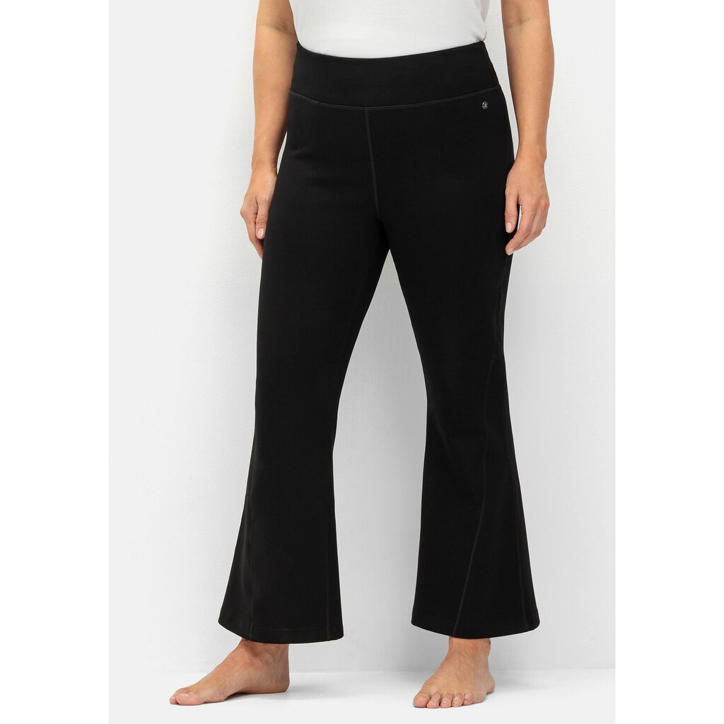Sheego Sporthose »Große Größen« In Bootcut-Beinform