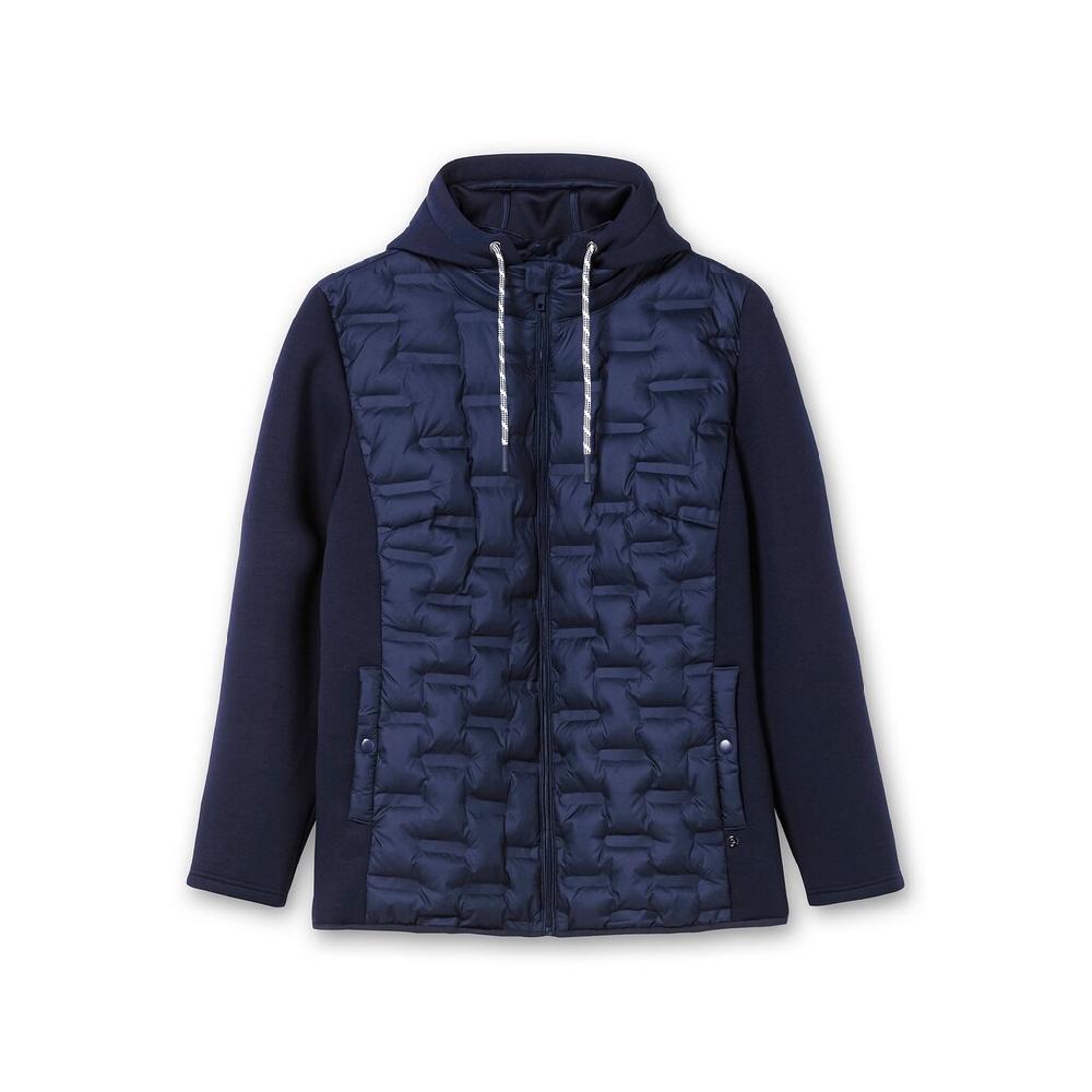 Sheego Steppjacke »Große Größen« Mit Kapuze Im Materialmix Mit Abnehmbarer Kapuze