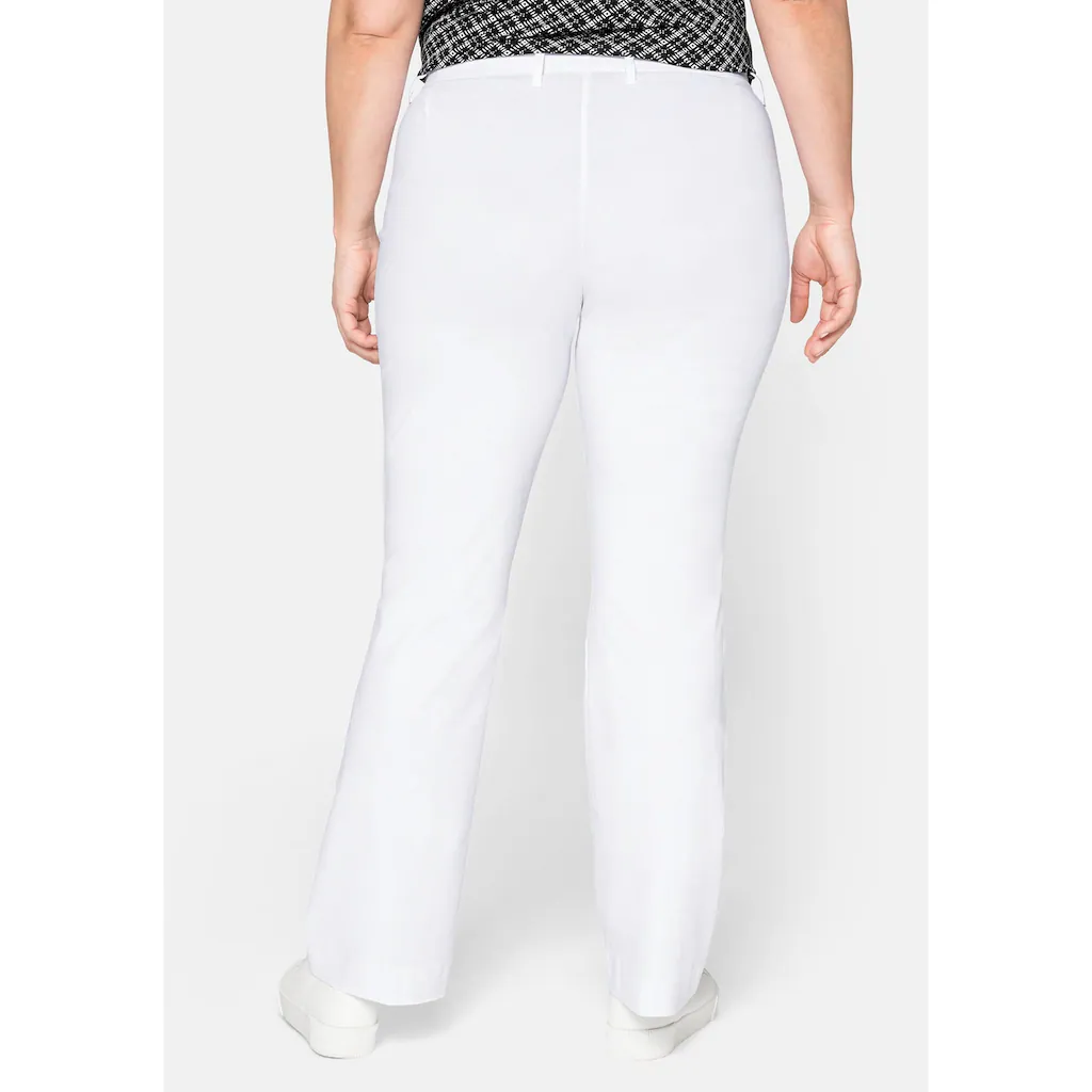 Sheego Stretch-Hose »Große Größen« »Die Bootcut« Mit Schmalem Bund