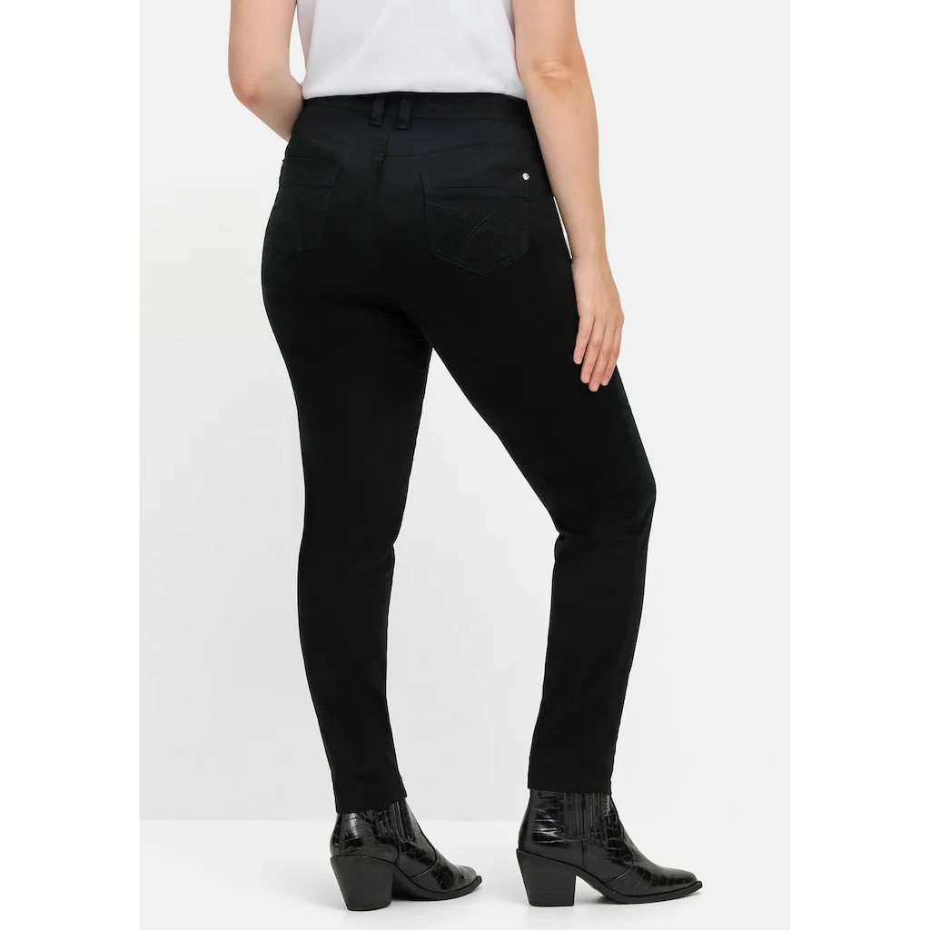 Sheego Stretch-Hose »Große Größen« Für Schmale Beine Und Mehr Bauch