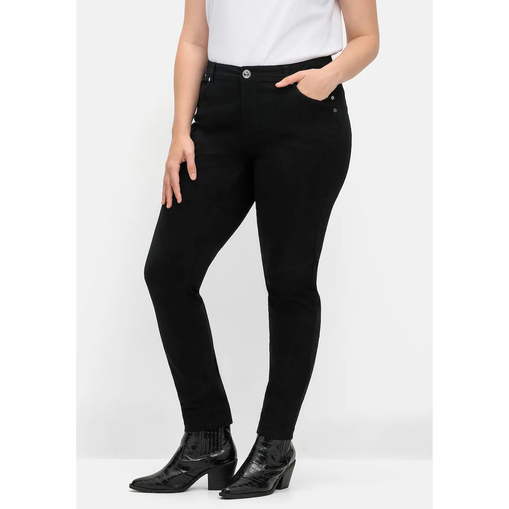 Sheego Stretch-Hose »Große Größen« Für Schmale Beine Und Mehr Bauch