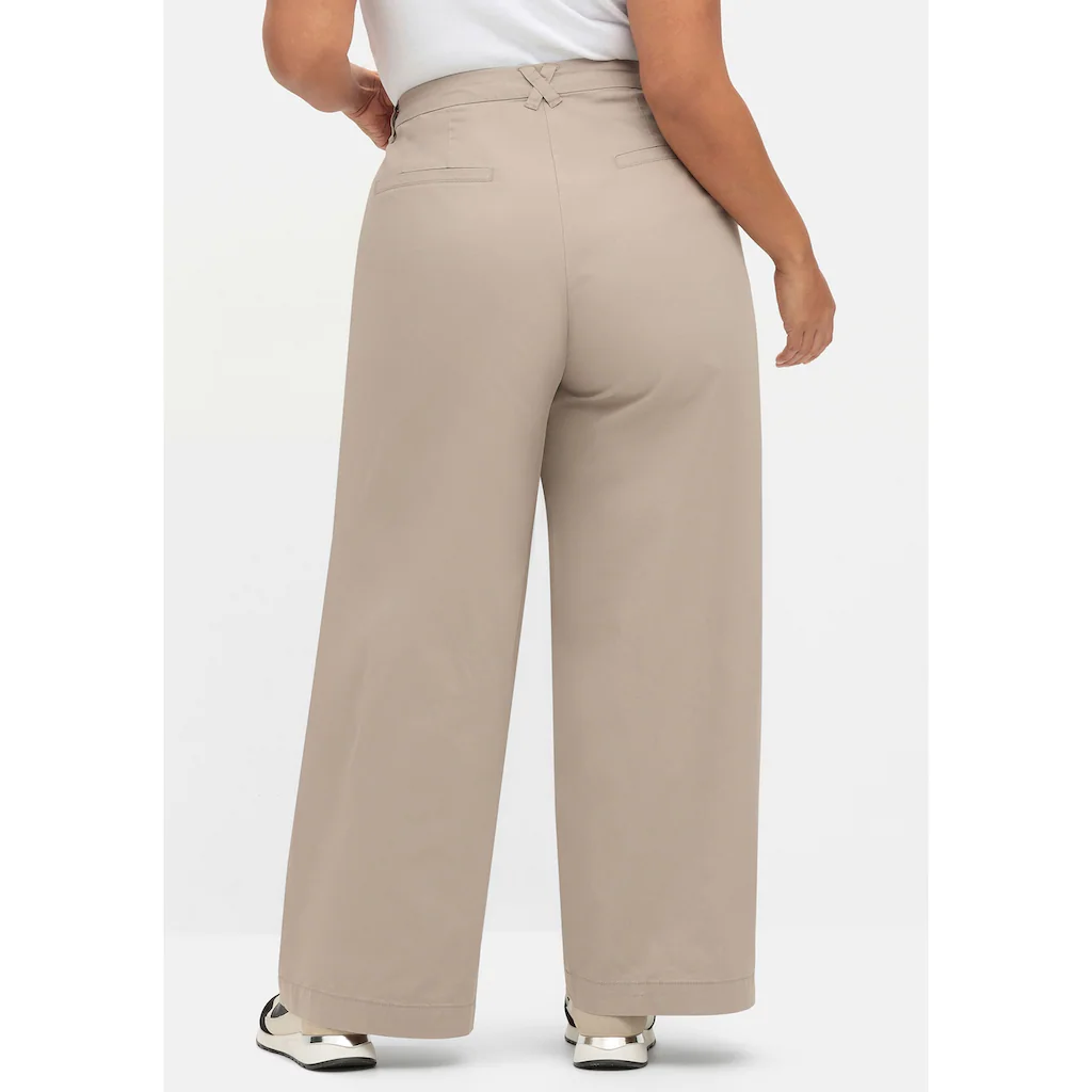 Sheego Stretch-Hose »Große Größen« Im Chino-Stil Aus Leichtem Twill