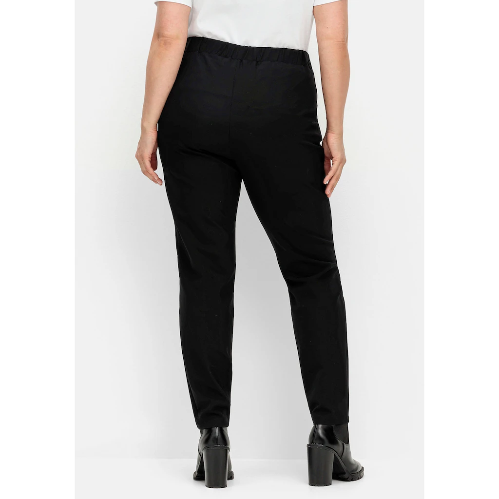 Sheego Stretch-Hose »Große Größen« Mit Schlupffbund Und Zierreißverschlüssen