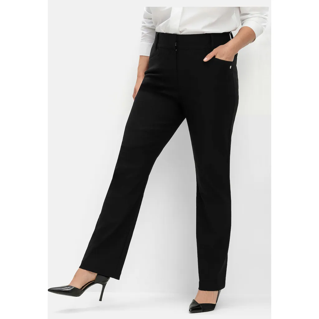 Sheego Stretch-Hose »Große Größen« Mit Shapingeinsatz Im Bauchbereich