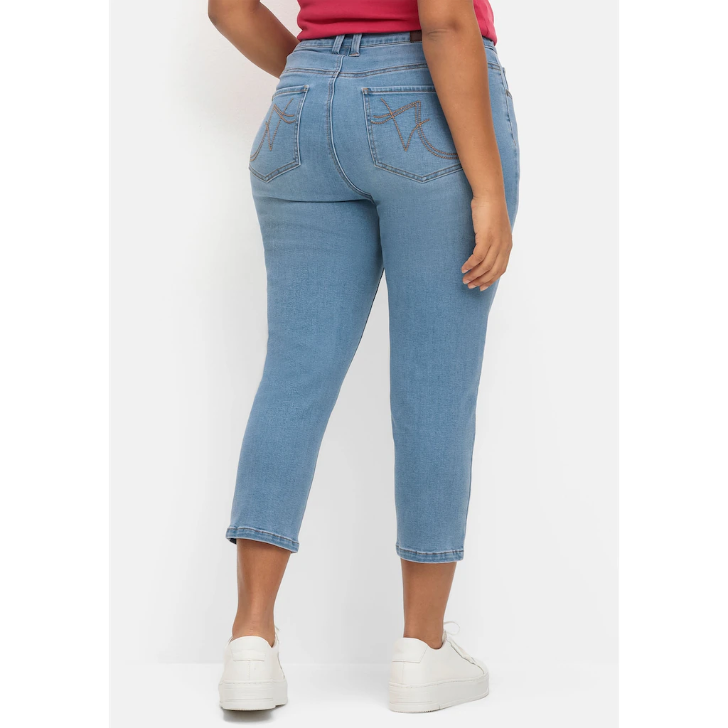 Sheego Stretch-Jeans »Große Größen« In 7/8-Länge