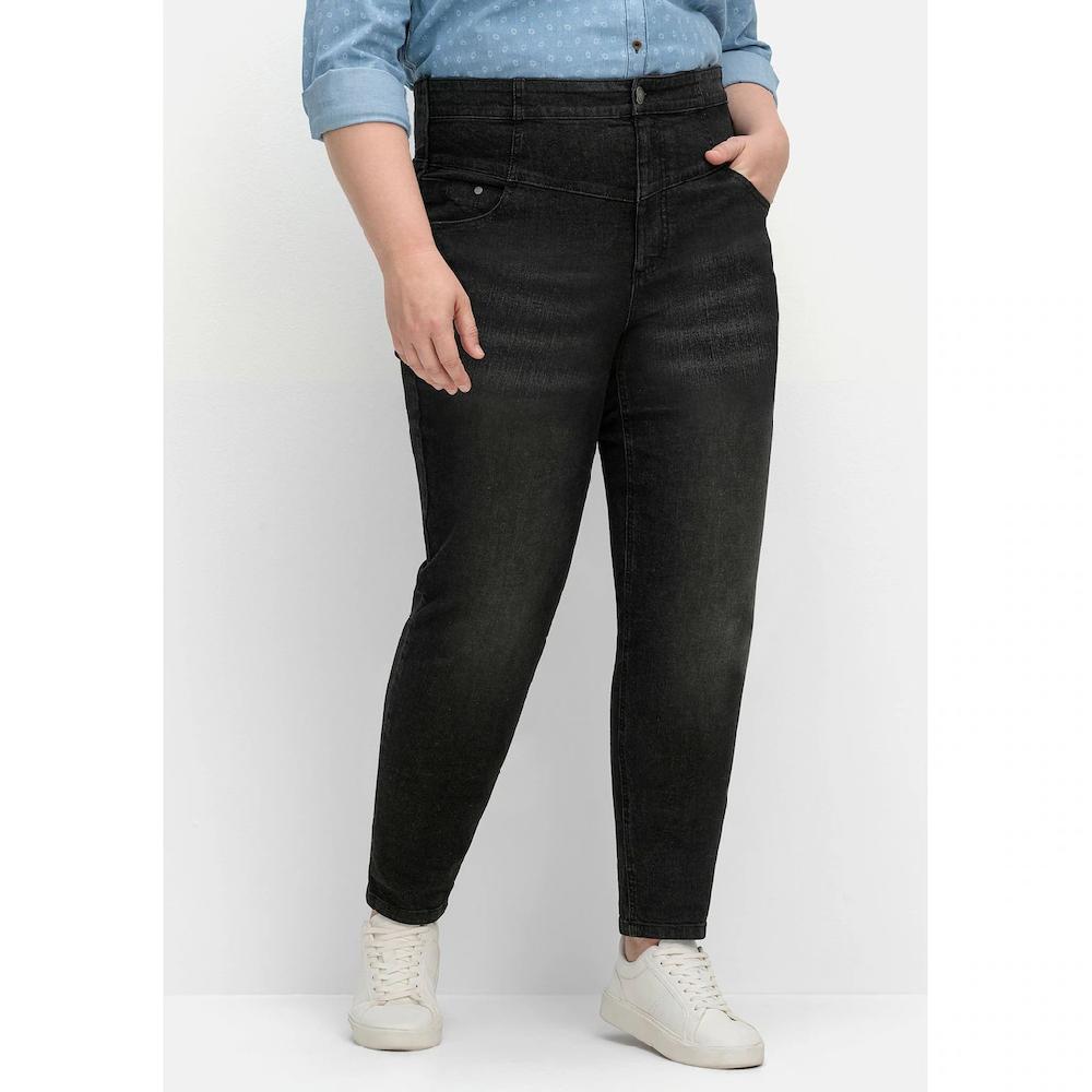 Sheego Stretch-Jeans »Große Größen« Mit Breitem High-Waist-Bund