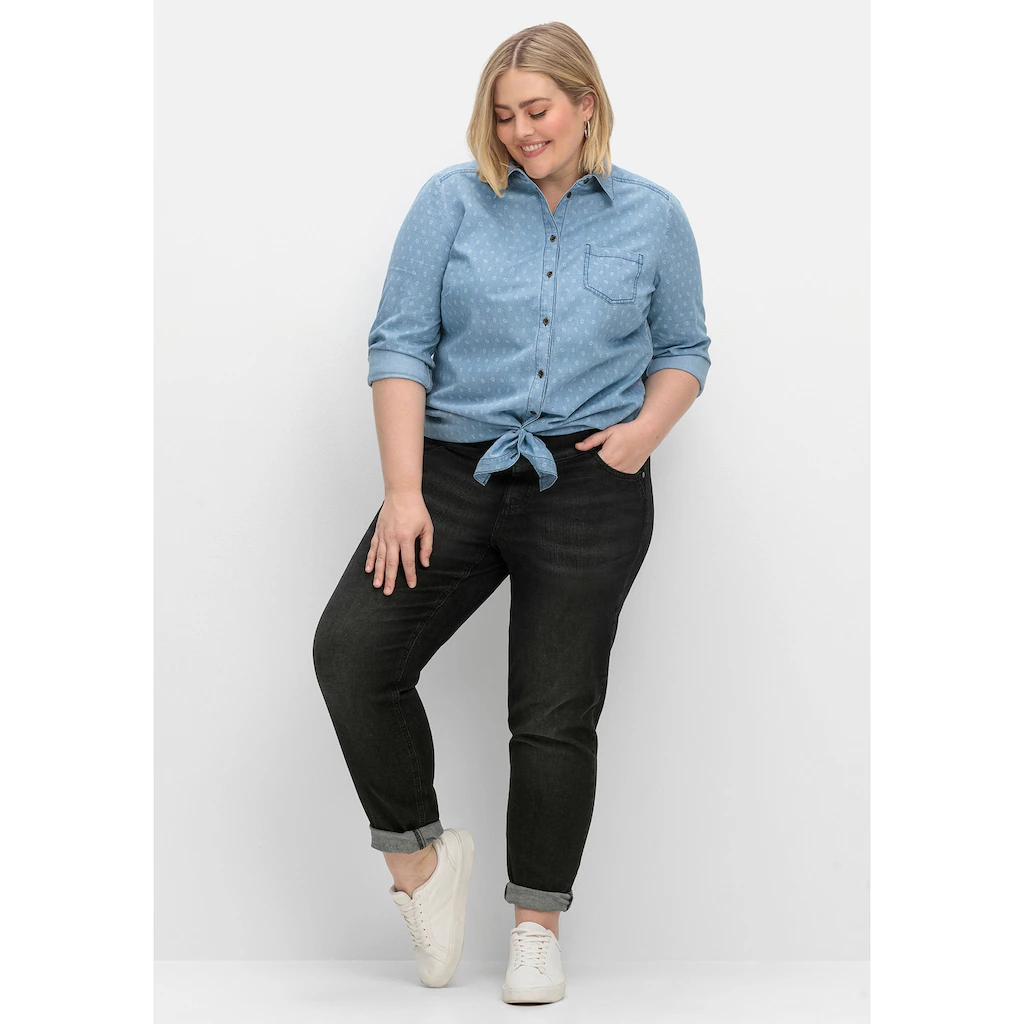 Sheego Stretch-Jeans »Große Größen« mit breitem High-Waist-Bund