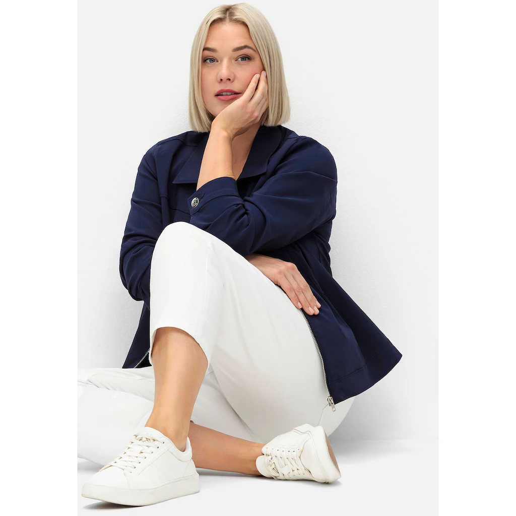 Sheego Stretch-Jeans »Große Größen« Mit Kontrasttape Innen Am Saum