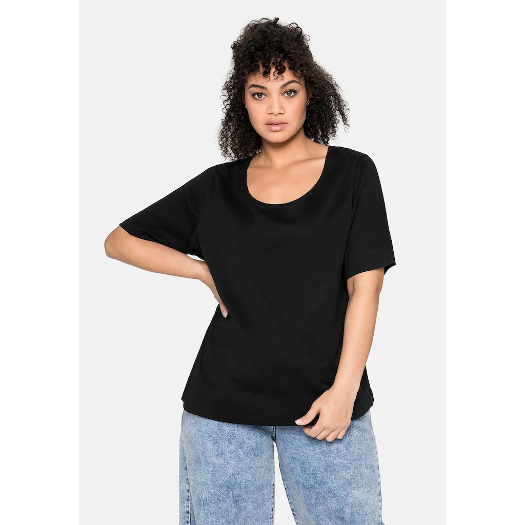 Sheego T-Shirt »Große Größen« aus reiner Baumwolle