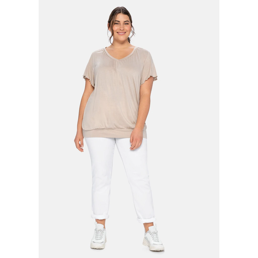 Sheego T-Shirt »Große Größen« Mit Flügelärmeln