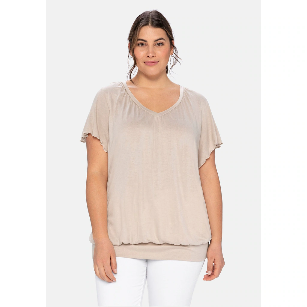 Sheego T-Shirt »Große Größen« mit Flügelärmeln