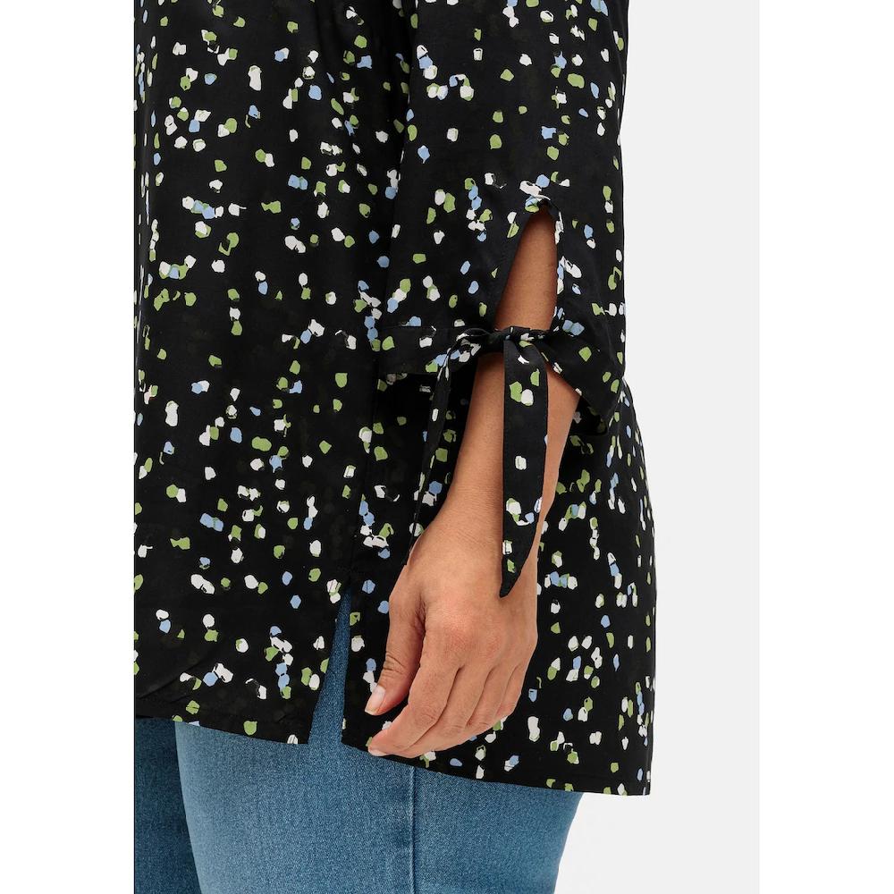 Sheego Tunika »Große Größen« Mit Print Und Knotendetail Am Ärmel