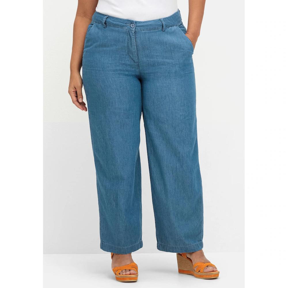 Sheego Weite Jeans »Große Größen« In Denim-Qualität