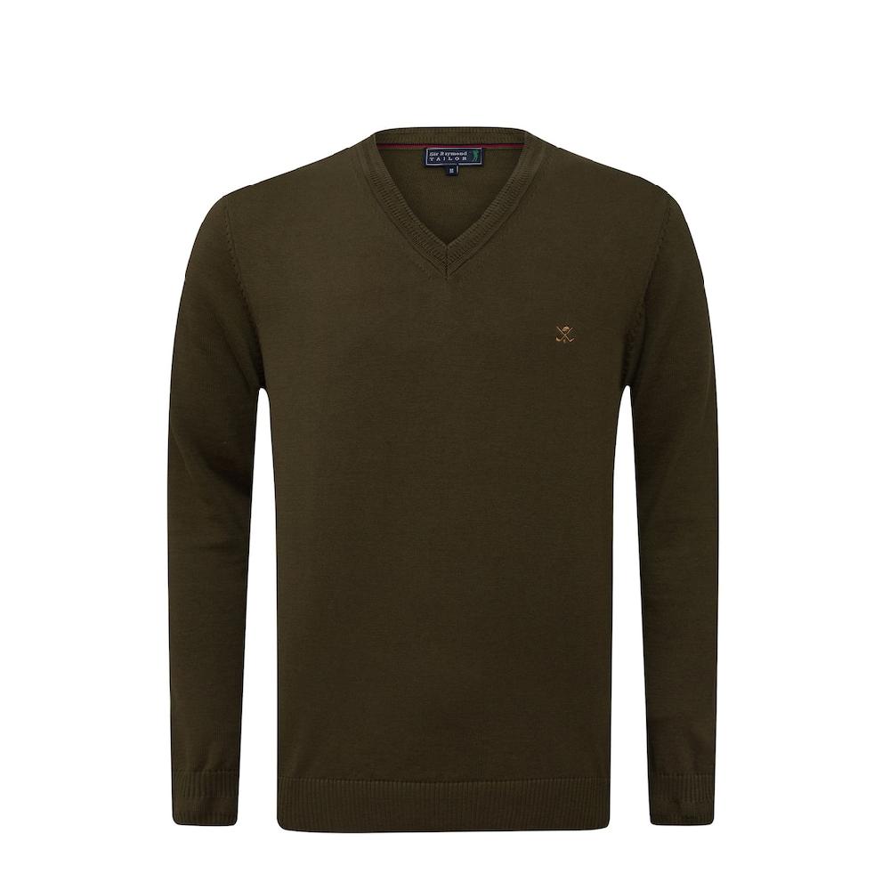 SIR RAYMOND TAILOR Strickpullover »Los Angeles« (1 Tlg.) Mit Klassischem V-Ausschnitt
