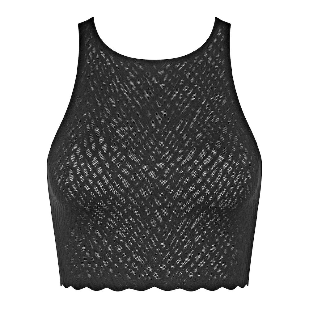 Sloggi Crop-Top »ZERO Feel Bliss Crop Top« Nahtlos Mit Spitzenoptik