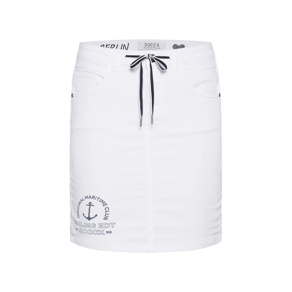 SOCCX Jeansrock Mit Gehschlitz