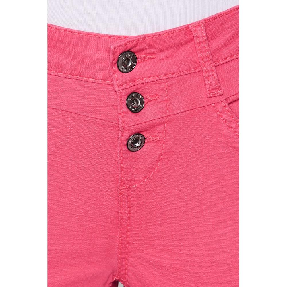 SOCCX Jeansshorts Mit Ziernähten