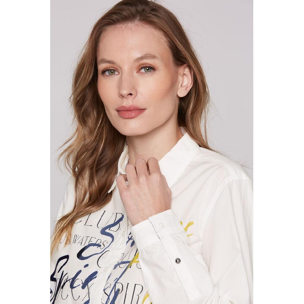 SOCCX Langarmbluse Im Turn-Up-Look