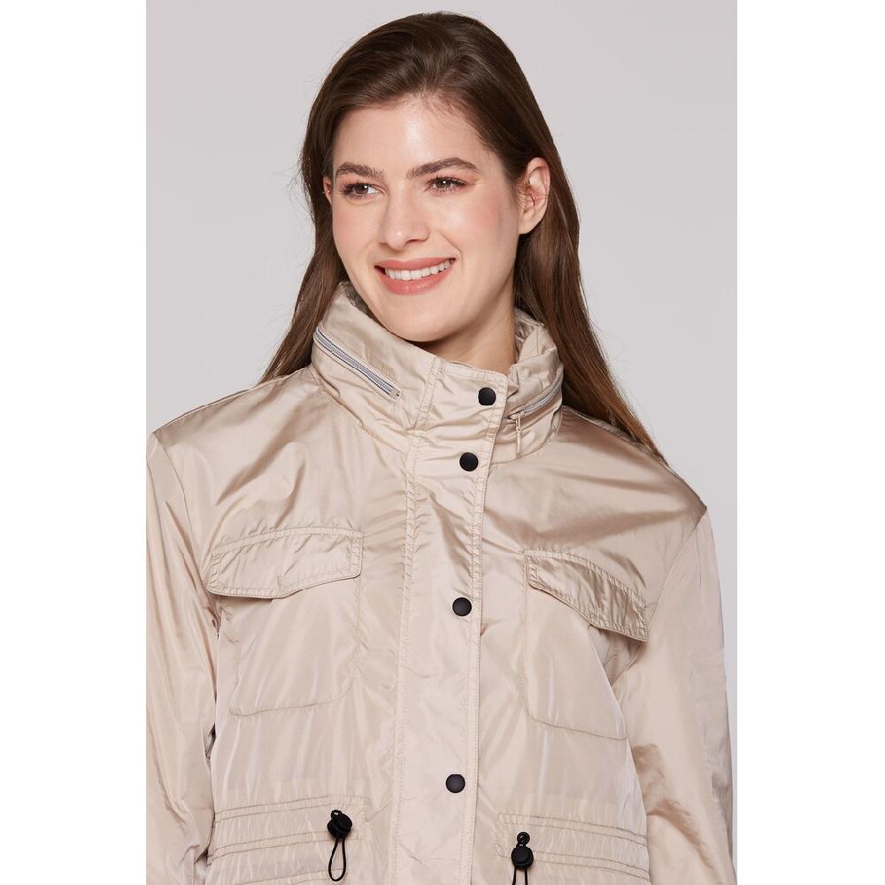 SOCCX Outdoorjacke Mit Kapuze Mit Stehkragen & Kapuze