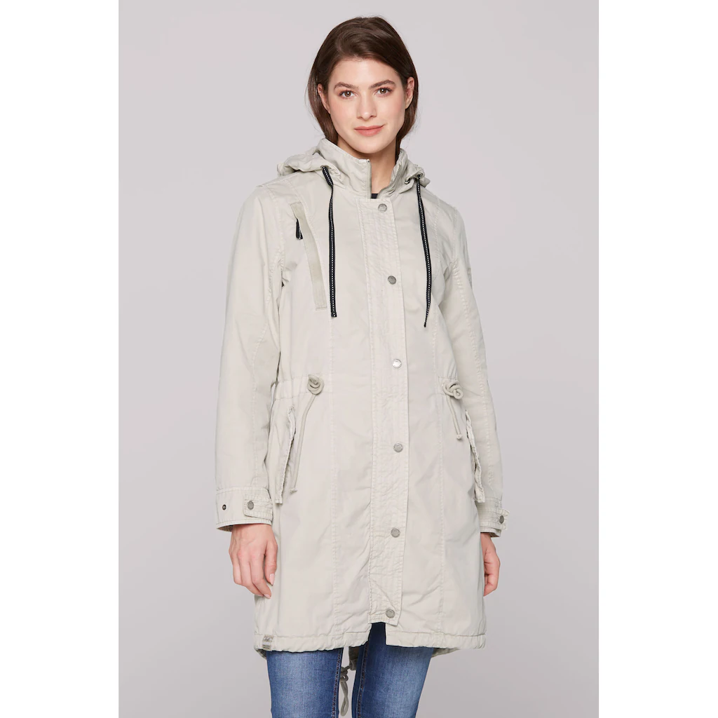 SOCCX Parka mit Kapuze mit abtrennbarer Kapuze