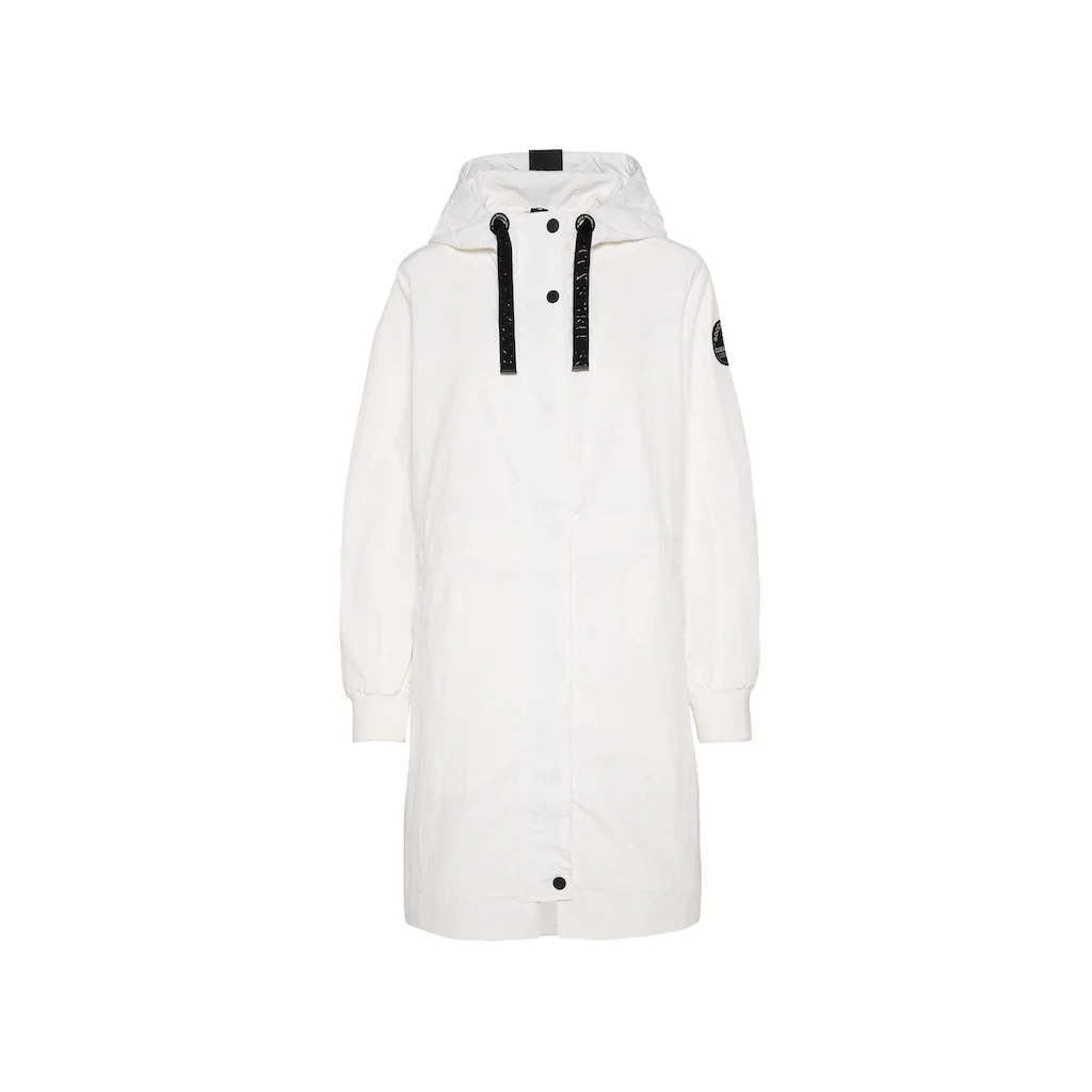 SOCCX Parka Mit Kapuze Mit Rippbündchen Im Ärmel