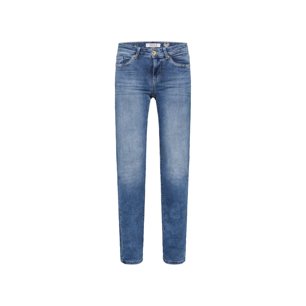 SOCCX Regular-fit-Jeans Mit Normaler Leibhöhe
