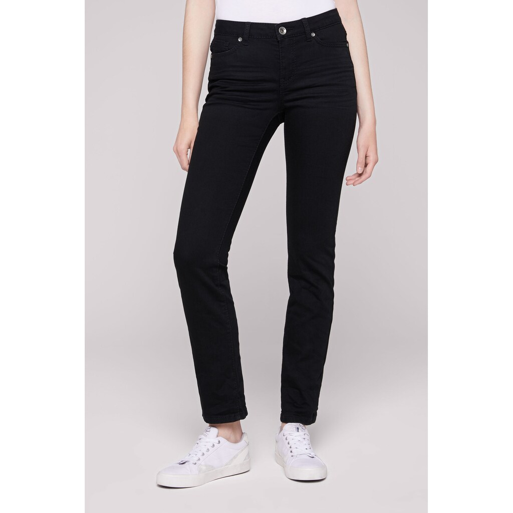 SOCCX Regular-fit-Jeans mit normaler Leibhöhe