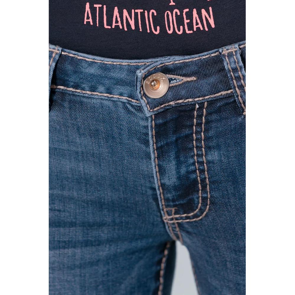 SOCCX Regular-fit-Jeans Mit Turn-Up Saum