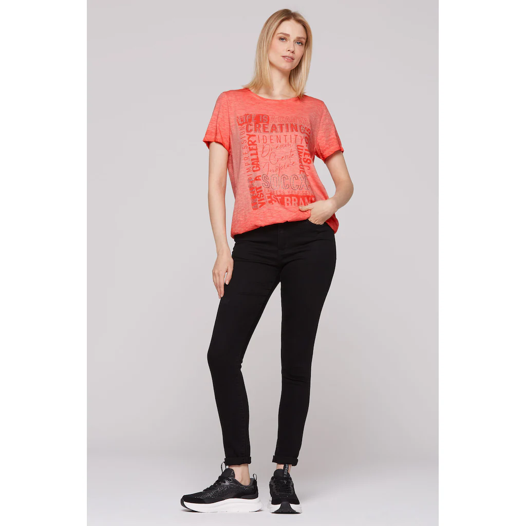 SOCCX Rundhalsshirt Aus Baumwolle