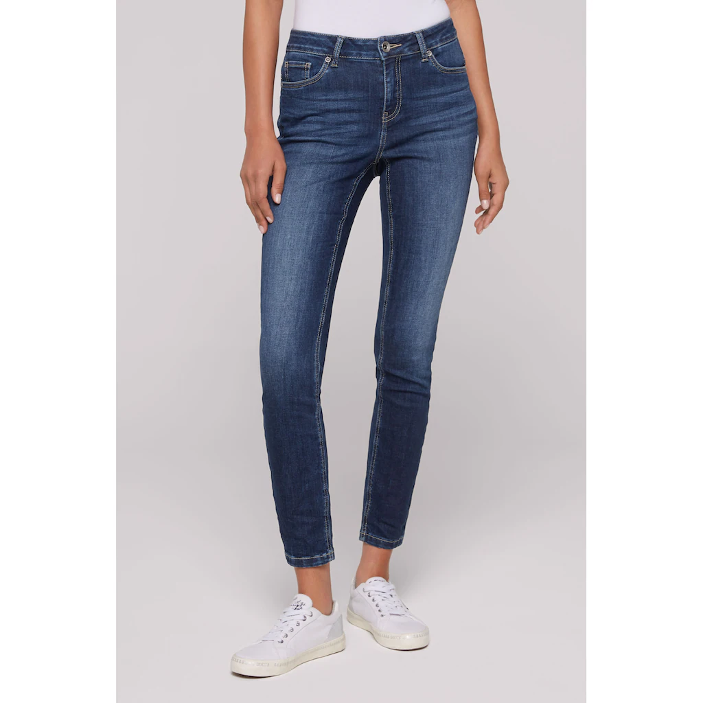 SOCCX Slim-fit-Jeans mit normaler Leibhöhe