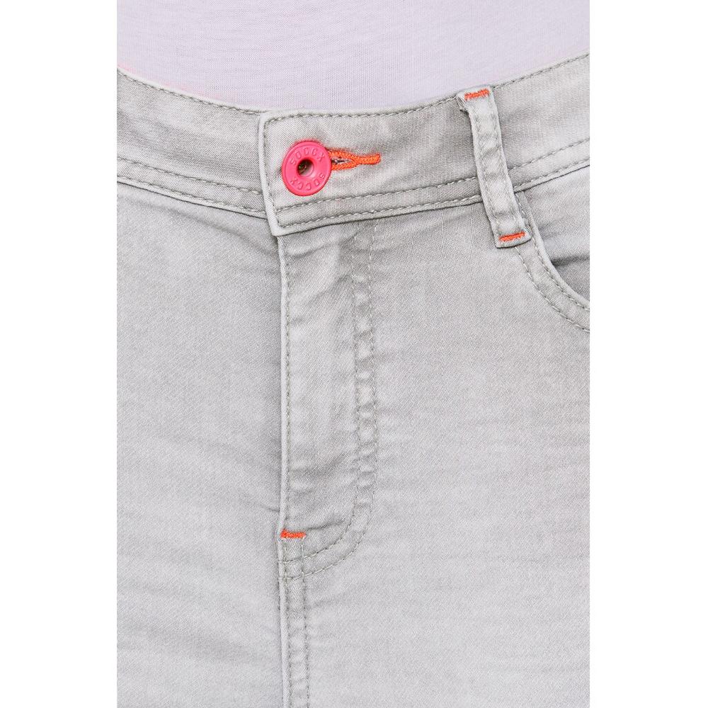 SOCCX Slim-fit-Jeans Mit Schlitz Am Saum