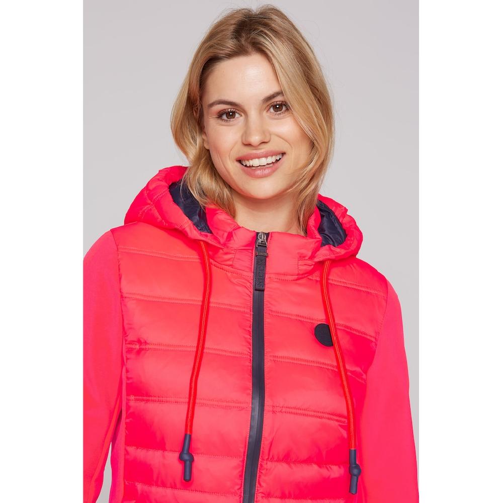 SOCCX Softshelljacke Mit Kapuze Mit Abtrennbarer Kapuze