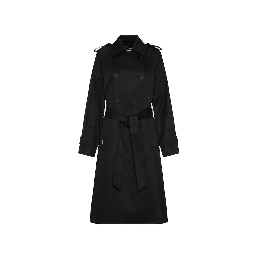 SOCCX Trenchcoat Mit Knopfriegel An Schultern & Ärmelsaum