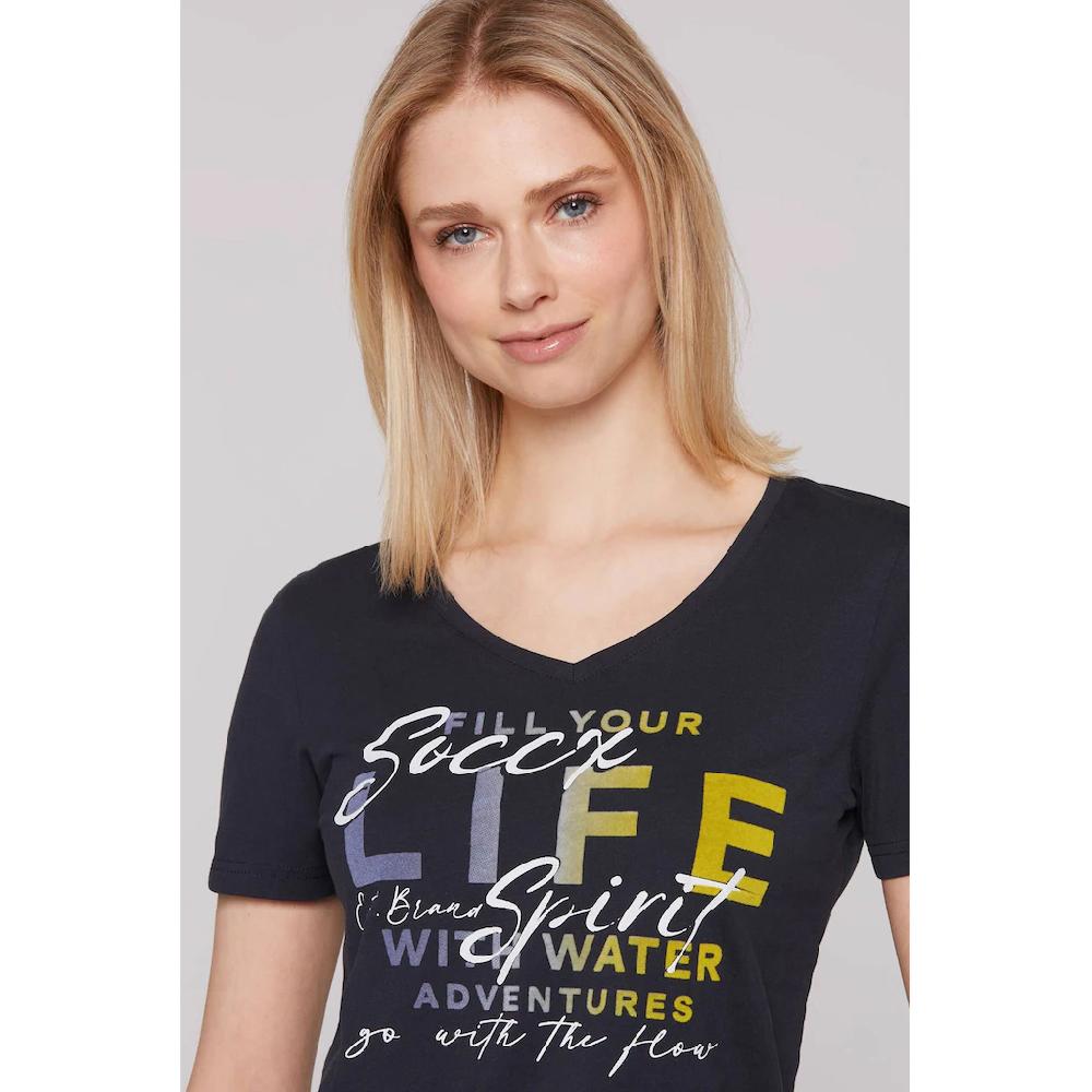 SOCCX V-Shirt Aus Baumwolle